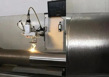 Image: Paraxial broadband powder feeding laser cladding