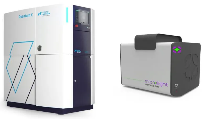 △Nanoscribe and Microlight3D are two leading manufacturers of TPP 3D printers (Source: Nanoscribe, Microlight3D)
