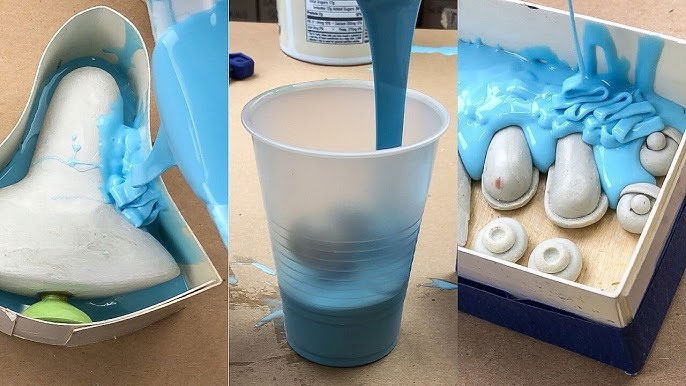 Example: step by step to explain the silicone mold making process