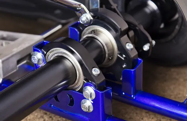 The geometric tolerances required for the multiple bearings on the rear axle